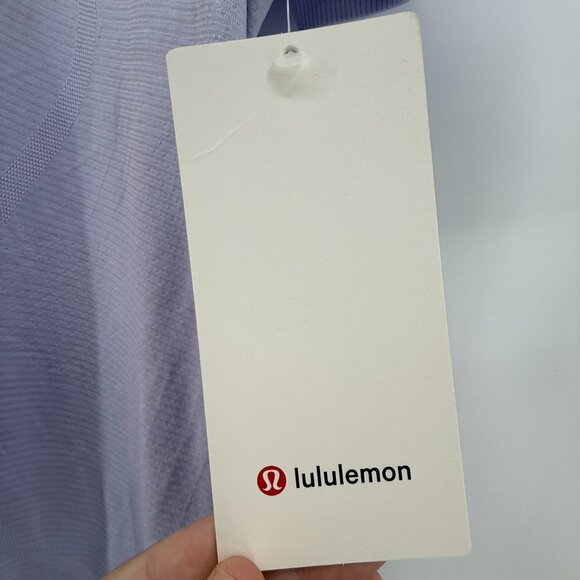 Lululemon Swiftly Tech Short Sleeve 2.0 Crew Size 14 NWT Purple Athletic Workout - Picture 4 of 12